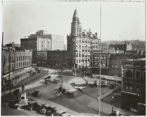 Spokesman-Review Building Historical Photo